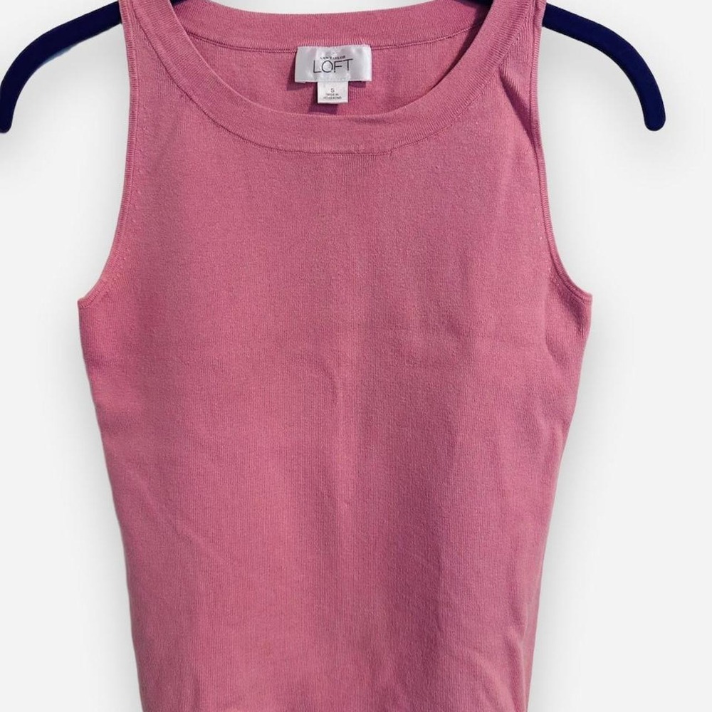 LOFT pink tank top